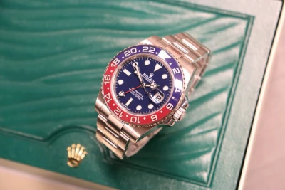 Rolex GMT-MASTER II 18K White Gold Oyster 126719BLRO Box & Papers 2021