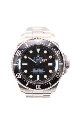 Rolex Deepsea Seadweller 44MM Stainless Steel Black 116660 Box & Papers 2008