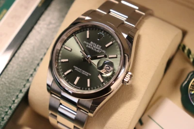 Rolex Datejust 36MM Mint Green Dial Oyster Bracelet 126200 Full Set 2026