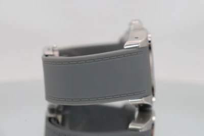 Cartier Santos 100XL 2656 Grey Dial Kings Road Edition 2010 B&P Rubber Strap
