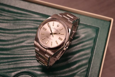 Rolex Oyster Perpetual 41MM Stainless Steel Silver Dial 124300 Full Set 2024