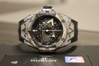 Hublot Big Bang Sang Bleu 45mm Titanium 418.NX.1107 Full Set 2021