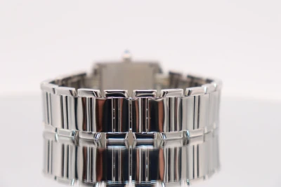 Cartier Tank Française 28MM White Dial Stainless Steel 2384 AM Diamond Boxed