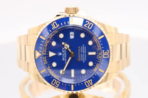 Rolex Deepsea 44mm 18K Yellow Gold Blue Dial 136668LB Box & Papers 2024