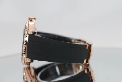 Rolex Yacht-Master 40MM 18K Rose Gold Oysterflex Black 126655 Boxed 2022