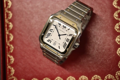Cartier De Santos 41MM Large 18K Yellow Gold & Stainless Steel W2SA0009 B&P 2024