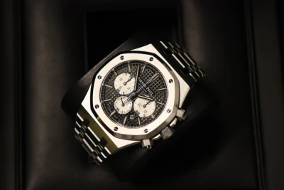 Audemars Piguet Royal Oak Chronograph 41MM Reverse Panda 26331ST B&P 2017
