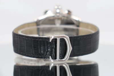 Cartier Roadster XL Chronograph Steel Leather Strap 2618 Boxed Circa 2005