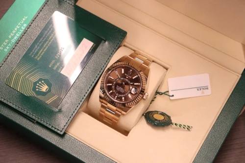 Rolex Sky-Dweller 42MM 18K  Rose Gold Chocolate Dial 326935 2022 Full Set
