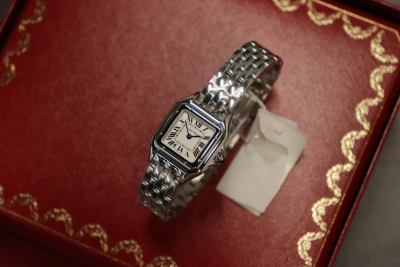 Cartier Panthere Stainless Steel WSPN0013 Unworn White Dial 23mm Full Set 2026
