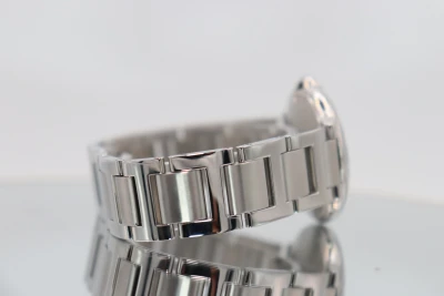 Cartier Ballon Bleiu Stainless Steel White Dial 36mm Quartz 3005 2010 B&P