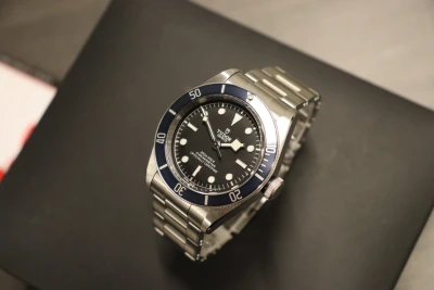 Tudor Black Bay 41MM Blue Bezel Stainless Steel 79230B Box & Papers 2020