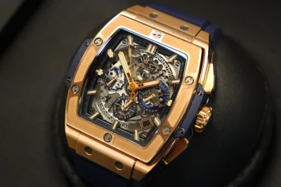 Hublot Spirit of Big Bang King Gold Blue Chronograph 42MM 641.OX.7180.LR