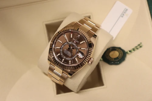 Rolex Sky-Dweller 42MM 18K  Rose Gold Chocolate Dial 326935 2022 Full Set