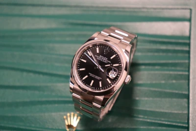 Rolex Datejust 36MM Black Dial Oyster Bracelet 126200 Full Set 2026
