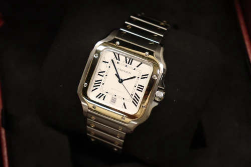 Cartier De Santos 41MM Large 18K Yellow Gold & Stainless Steel W2SA0009 B&P 2024