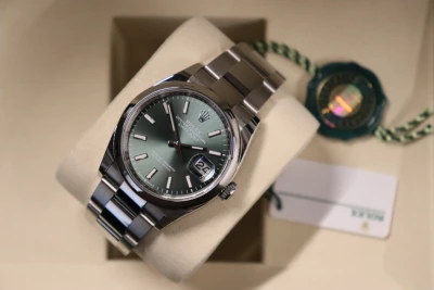 Rolex Datejust 36MM Mint Green Dial Oyster Bracelet 126200 Full Set 2026
