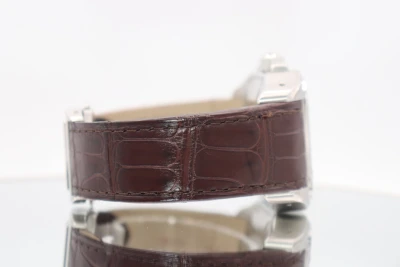 Cartier Santos XL100 Chronograph Steel Aftermarket Rubber Box & Paper Circa 2010