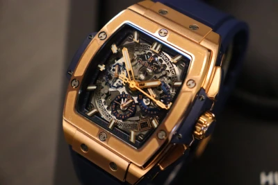 Hublot Spirit of Big Bang King Gold Blue Chronograph 42MM 641.OX.7180.LR