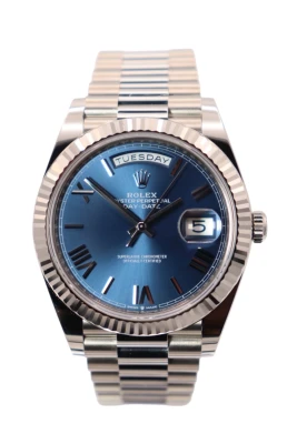 Rolex DayDate 40 18ct White Gold 228239 Blue Dial Box & Papers 2022