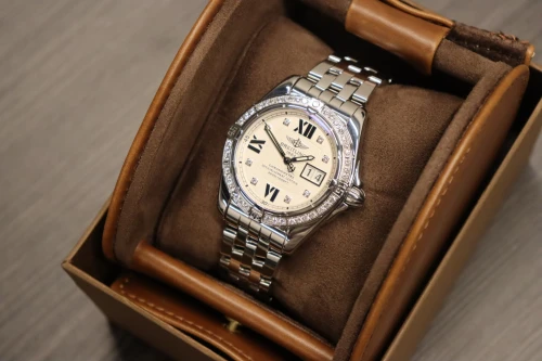 Breitling Cockpit 41MM Stainless Steel Diamond Bezel Dial A49350 2005 Full Set