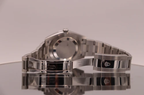 Rolex DateJust 41 Stainless Steel Blue Baton Dial 126300 2018 Full Set
