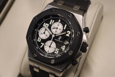 Audemars Piguet Royal Oak Offshore 42MM Black Dial 25940SK B&P 2011