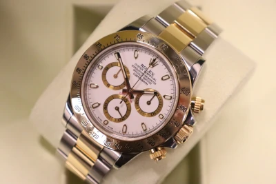 Rolex Cosmograph Daytona 18K Yellow Gold & Stainless Steel 116523 Circa 2011