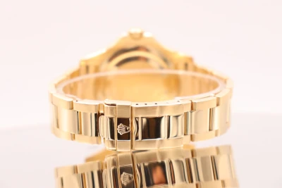 Rolex Yatch-Master 18K Yellow Gold White Dial 40mm 16628 B&P 2000