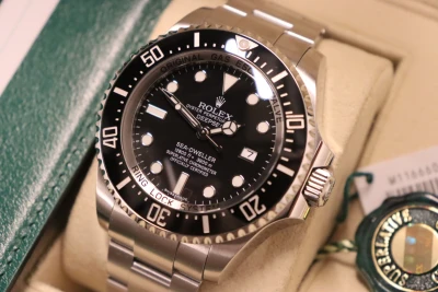Rolex Sea-Dweller Deepsea 44MM Steel Black Dial 116660 2018 Full Set