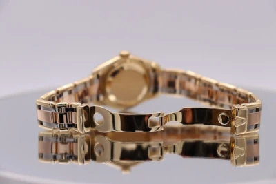 Rolex 29mm Pearlmaster Tri-Dor 69318 Diamond Dot Dial Box & Papers 1995