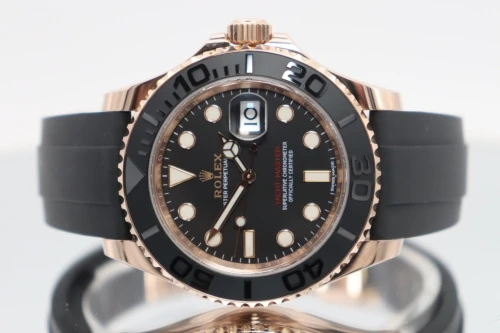 Rolex Yacht-Master 40 18K Everose Gold Black Dial 116655 Circa 2018 Boxed