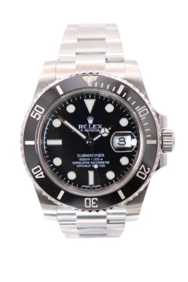 Rolex Submariner Date 40MM 116610LN Black Dial Ceramic Steel Boxed UK Circa 2012