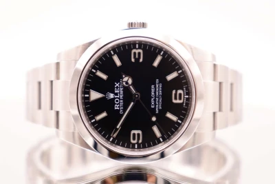 Rolex Explorer Steel I 39MM MK2 Blue Lume Dial 214270 2020 Box & Papers 2020