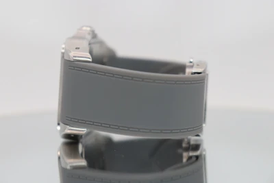Cartier Santos 100XL 2656 Grey Dial Kings Road Edition 2010 B&P Rubber Strap