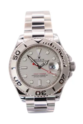 Rolex Yachtmaster 40MM Rhodium Grey Dial Oyster Bracelet 16622 B&P 2014
