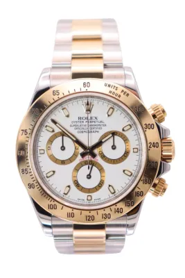 Rolex Cosmograph Daytona 18K Yellow Gold & Stainless Steel 116523 Circa 2011
