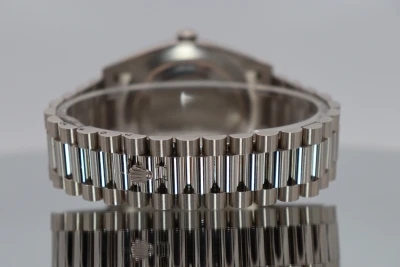 Rolex DayDate 40 18ct White Gold 228239 Blue Dial Box & Papers 2022