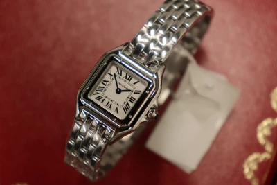 Cartier Panthere Stainless Steel WSPN0013 Unworn White Dial 23mm Full Set 2026