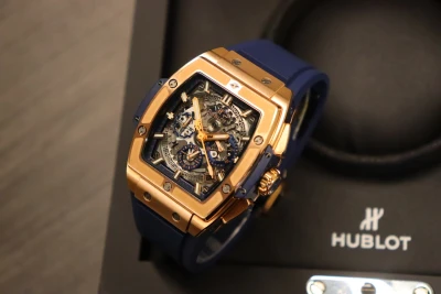 Hublot Spirit of Big Bang King Gold Blue Chronograph 42MM 641.OX.7180.LR