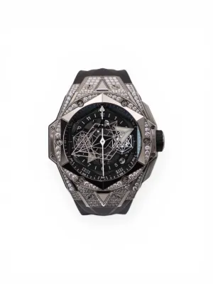 Hublot Big Bang Sang Bleu 45mm Titanium 418.NX.1107 Full Set 2021