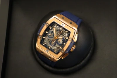 Hublot Spirit of Big Bang King Gold Blue Chronograph 42MM 641.OX.7180.LR
