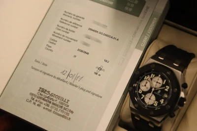 Audemars Piguet Royal Oak Offshore 42MM Black Dial 25940SK B&P 2011