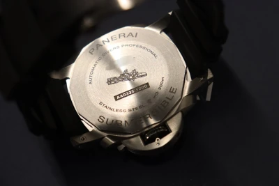 Panerai Submersible 44MM Steel Rubber Strap Ref. PAM01596 B&P 2025
