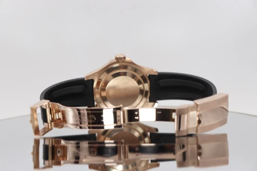 Rolex Yacht-Master 40 18K Everose Gold Black Dial 116655 Circa 2018 Boxed