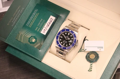 Rolex Submariner Date 18K White Gold 126619LB Blue Bezel Full Set 2023