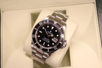 Rolex Submariner Date 40MM Stainless Steel 16610 Rehaut Serial Circa 2009 Boxed