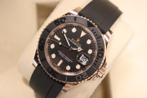 Rolex Yacht-Master 40 18K Everose Gold Black Dial 116655 Circa 2018 Boxed
