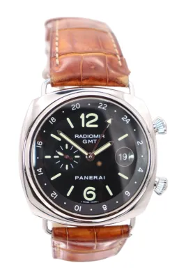 Panerai Radiomir GMT PAM00242 Automatic Black Dial 42mm Steel