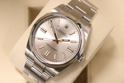 Rolex Oyster Perpetual 41MM Stainless Steel Silver Dial 124300 Full Set 2024